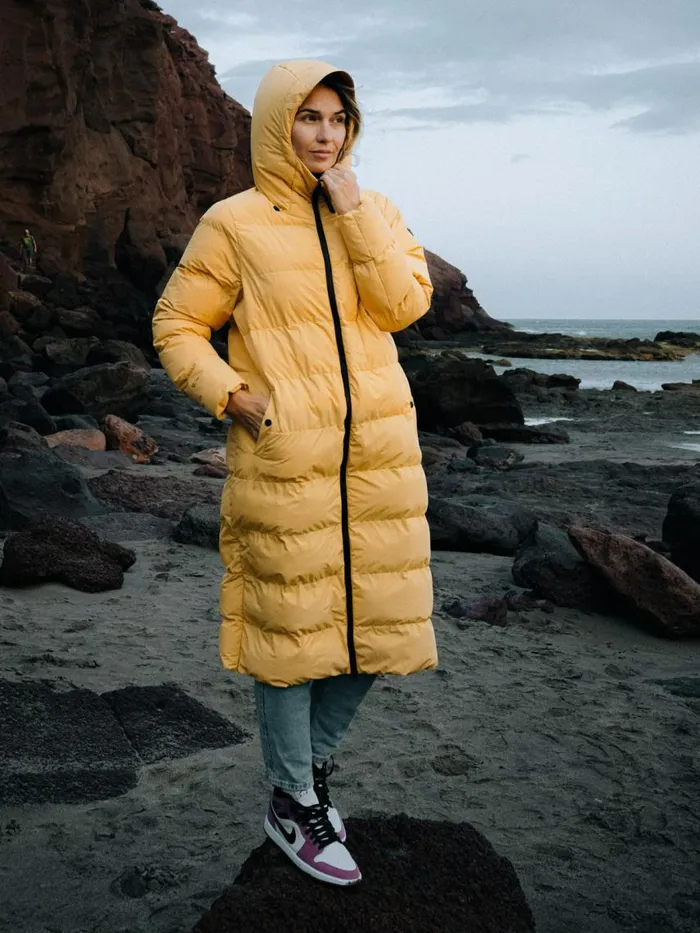 Brunotti Jackets Women Bigsur Long Puffer Coat Yellow