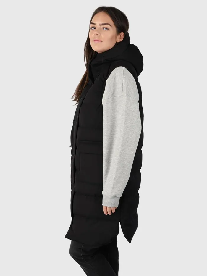 Brunotti Jackets Women Kalani Long Puffer Bodywarmer Black