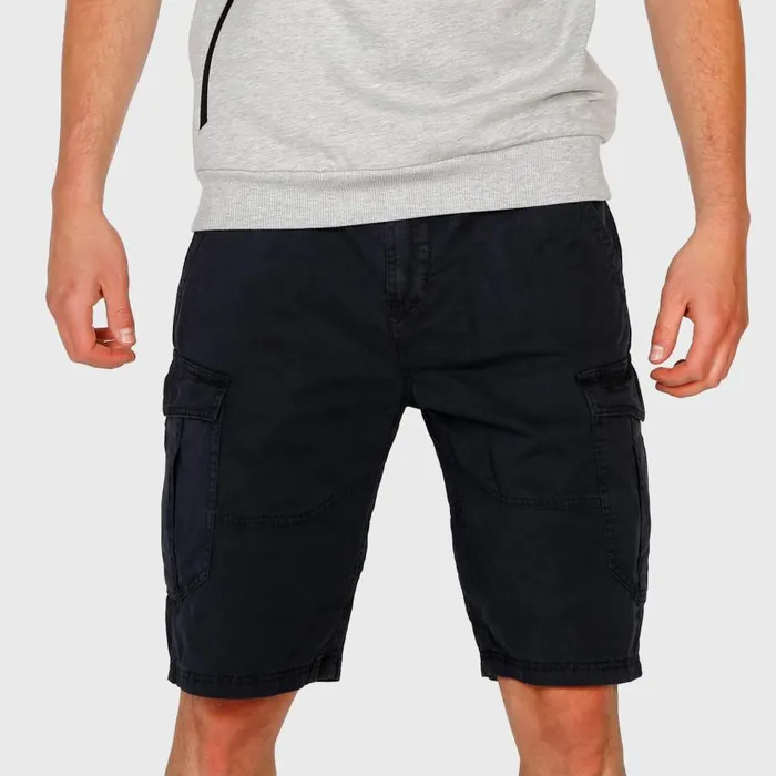 Brunotti Pants and Shorts Men CaldoN Heren Walkshort Met Riem Blauw
