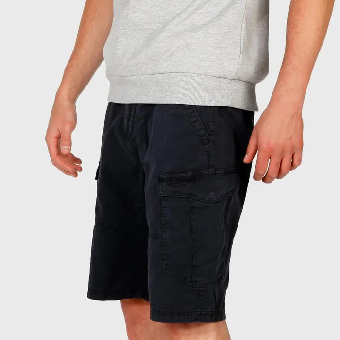 Brunotti Pants and Shorts Men CaldoN Heren Walkshort Met Riem Blauw