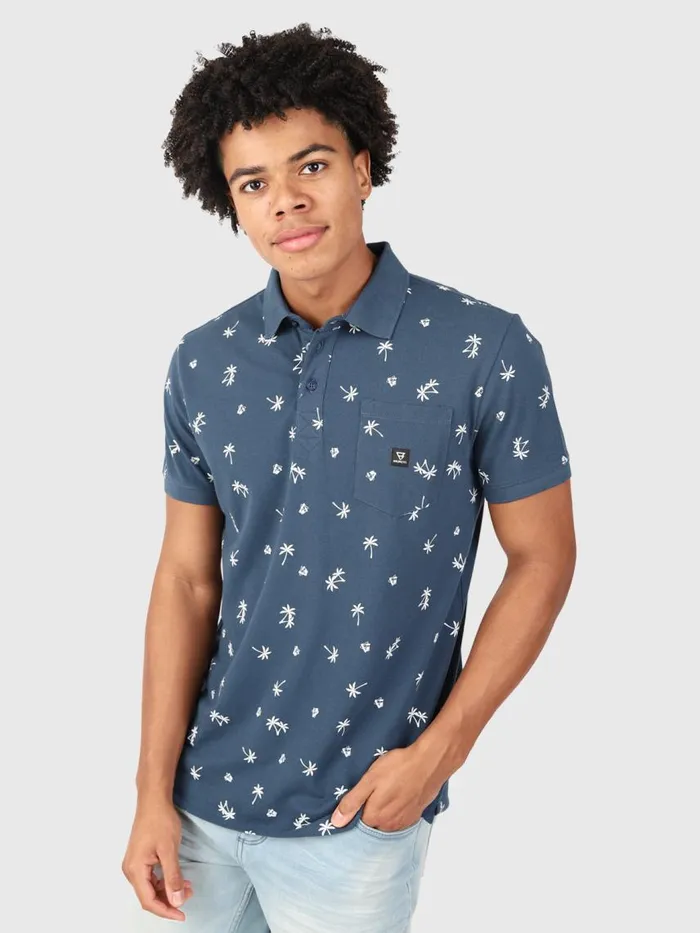 Brunotti Polos and Shirts Men AddaxAOPolo Shortsleeve Blue