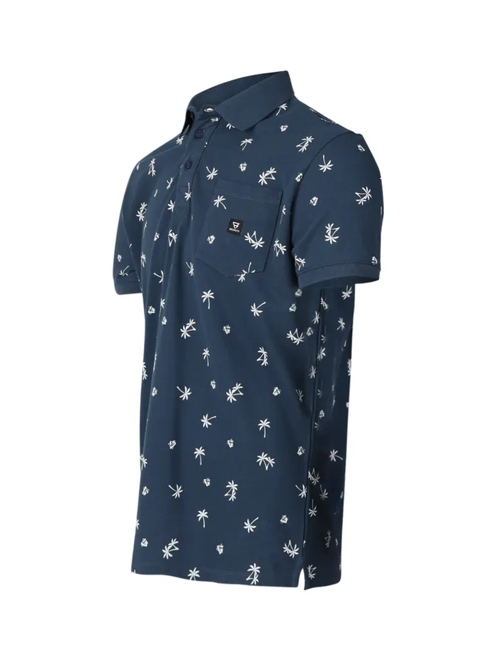 Brunotti Polos and Shirts Men AddaxAOPolo Shortsleeve Blue