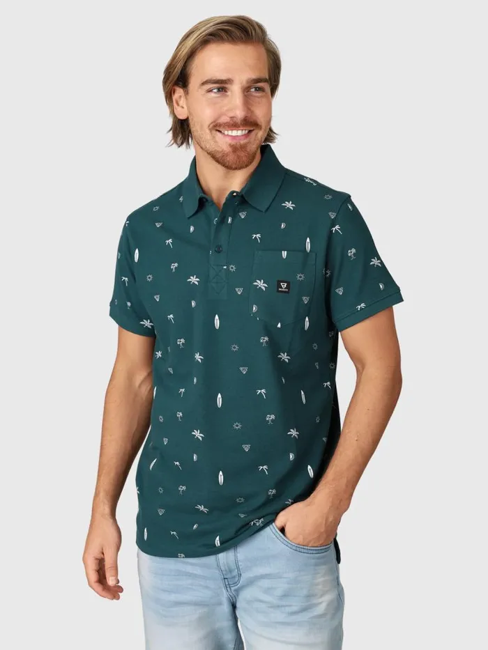 Brunotti Polos and Shirts Men AddaxAOPolo Shortsleeve Green