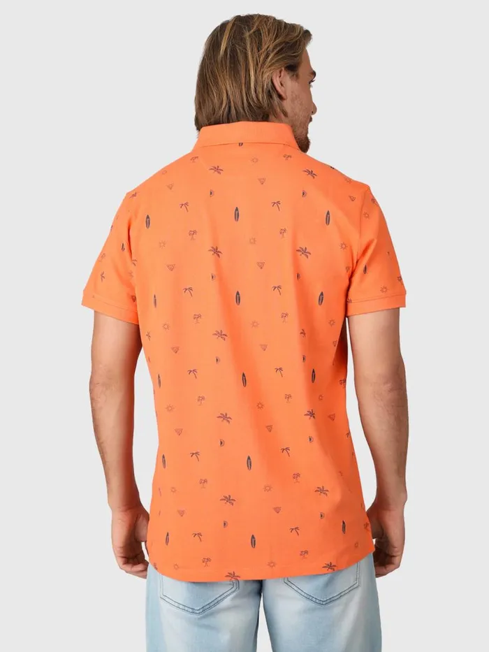 Brunotti Polos and Shirts Men AddaxAOPolo Shortsleeve Orange