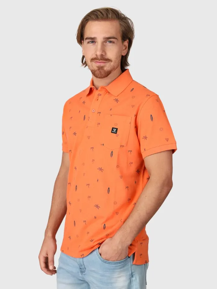 Brunotti Polos and Shirts Men AddaxAOPolo Shortsleeve Orange