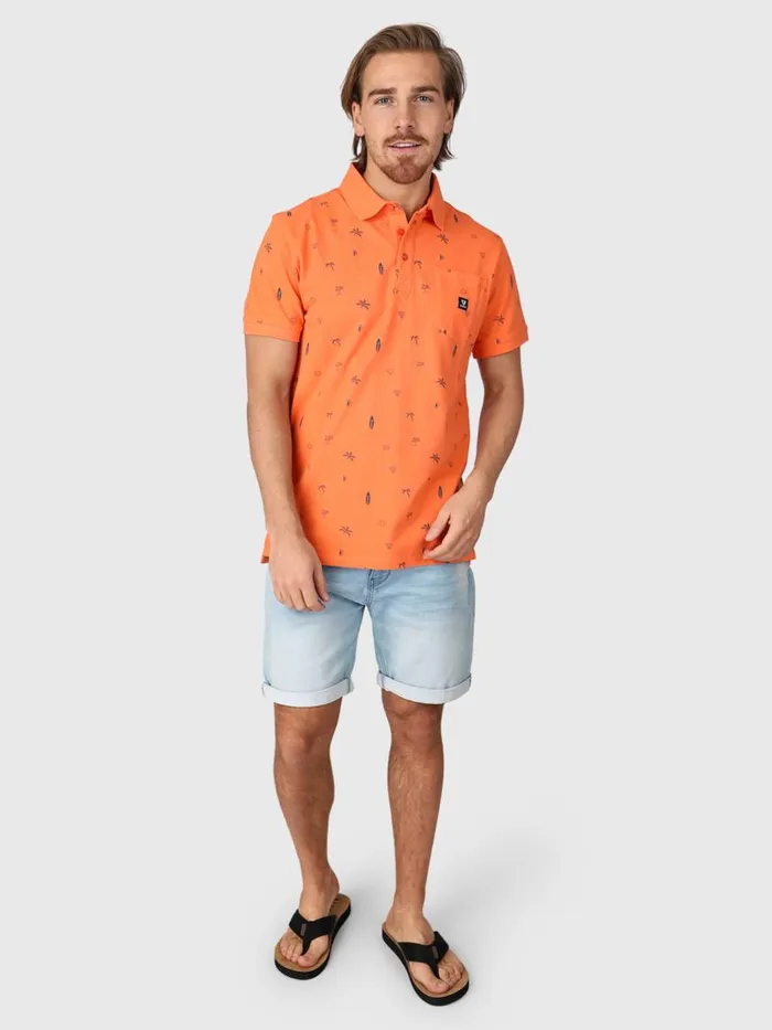 Brunotti Polos and Shirts Men AddaxAOPolo Shortsleeve Orange