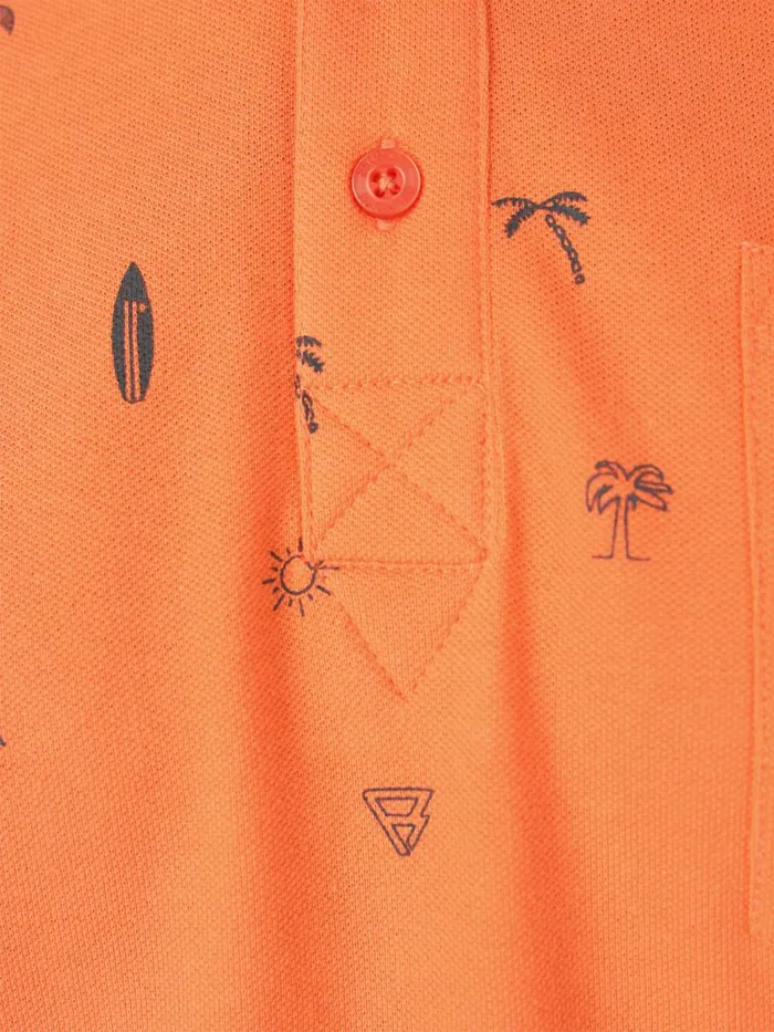 Brunotti Polos and Shirts Men AddaxAOPolo Shortsleeve Orange