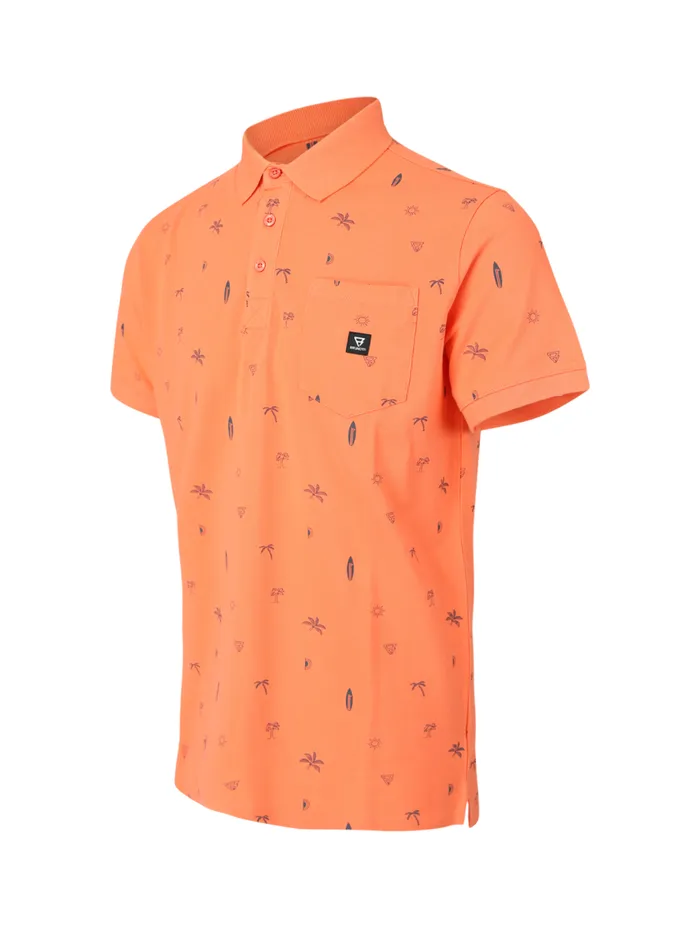 Brunotti Polos and Shirts Men AddaxAOPolo Shortsleeve Orange