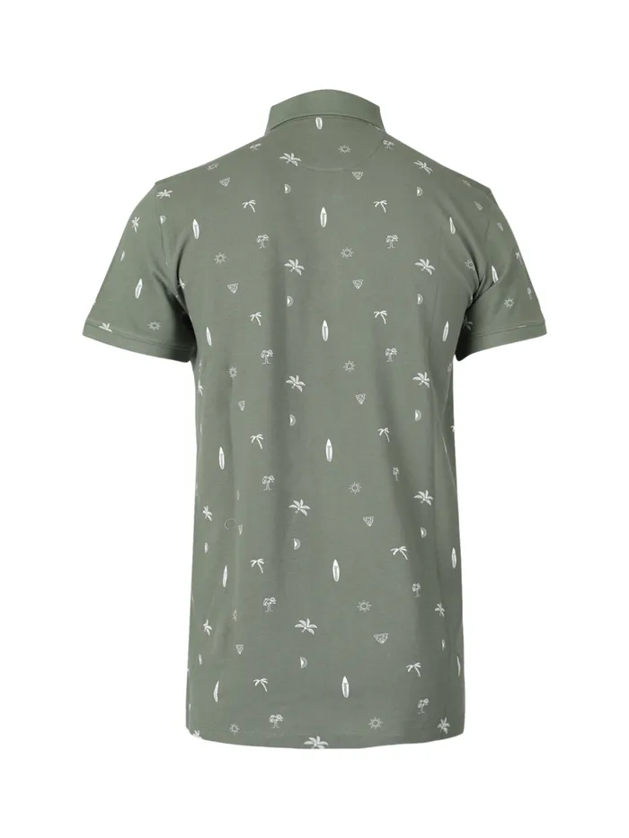 Brunotti Polos and Shirts Men AddaxAOPolo Shortsleeve Vintage Green
