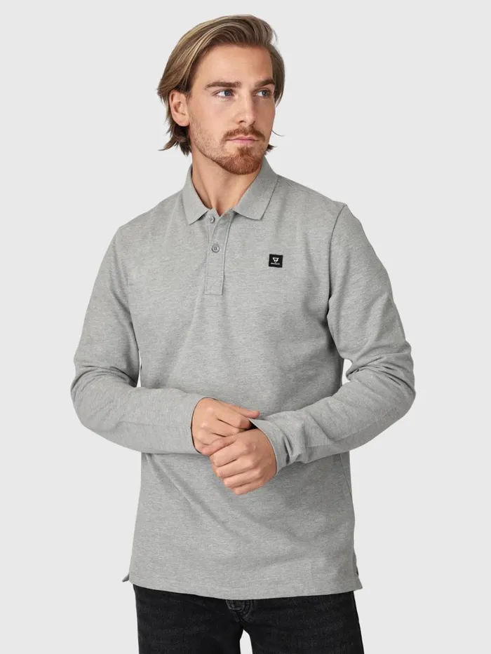 Brunotti Polos and Shirts Men ManicaPolo Longsleeve Grey