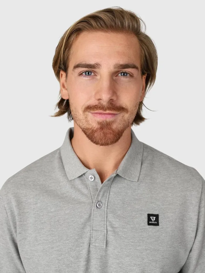 Brunotti Polos and Shirts Men ManicaPolo Longsleeve Grey