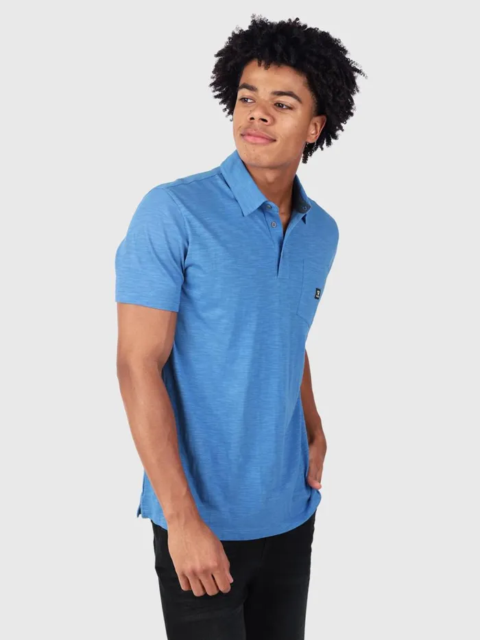 Brunotti Polos and Shirts Men PalotjePolo Shortsleeve Bright Blue