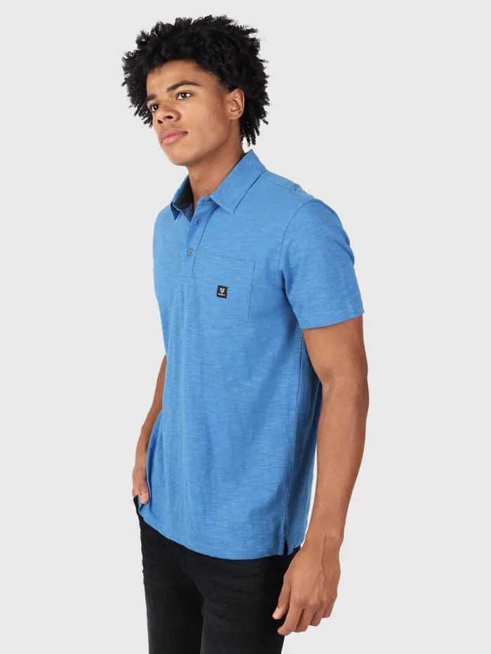 Brunotti Polos and Shirts Men PalotjePolo Shortsleeve Bright Blue