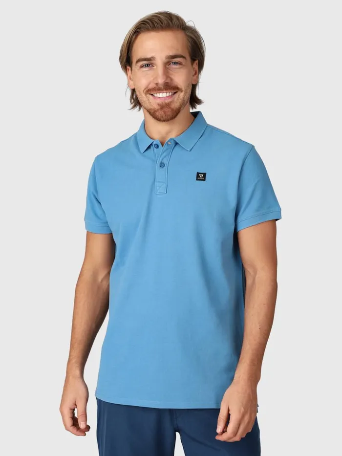 Brunotti Polos and Shirts Men TavECOPolo Shortsleeve Blue