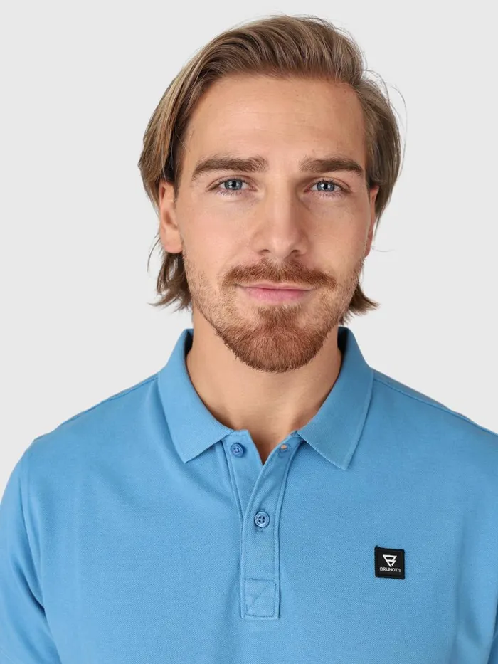 Brunotti Polos and Shirts Men TavECOPolo Shortsleeve Blue