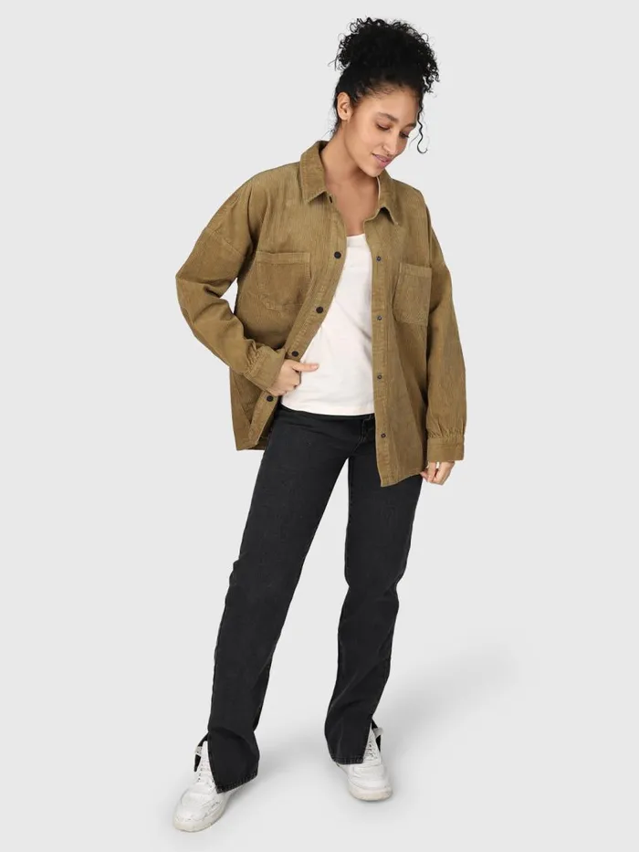 Brunotti Shirts Women SianCordR Corduroy Shirt Brown