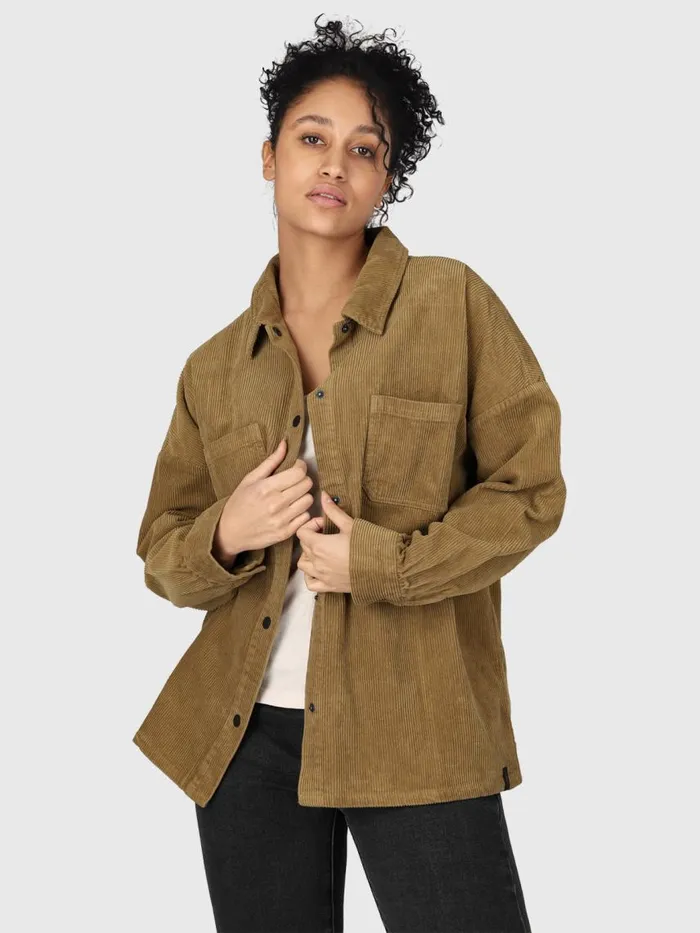 Brunotti Shirts Women SianCordR Corduroy Shirt Brown