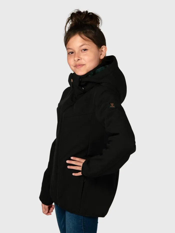 Brunotti Snow Jackets Kids Apexia Meisjes Softshell Jacket Black