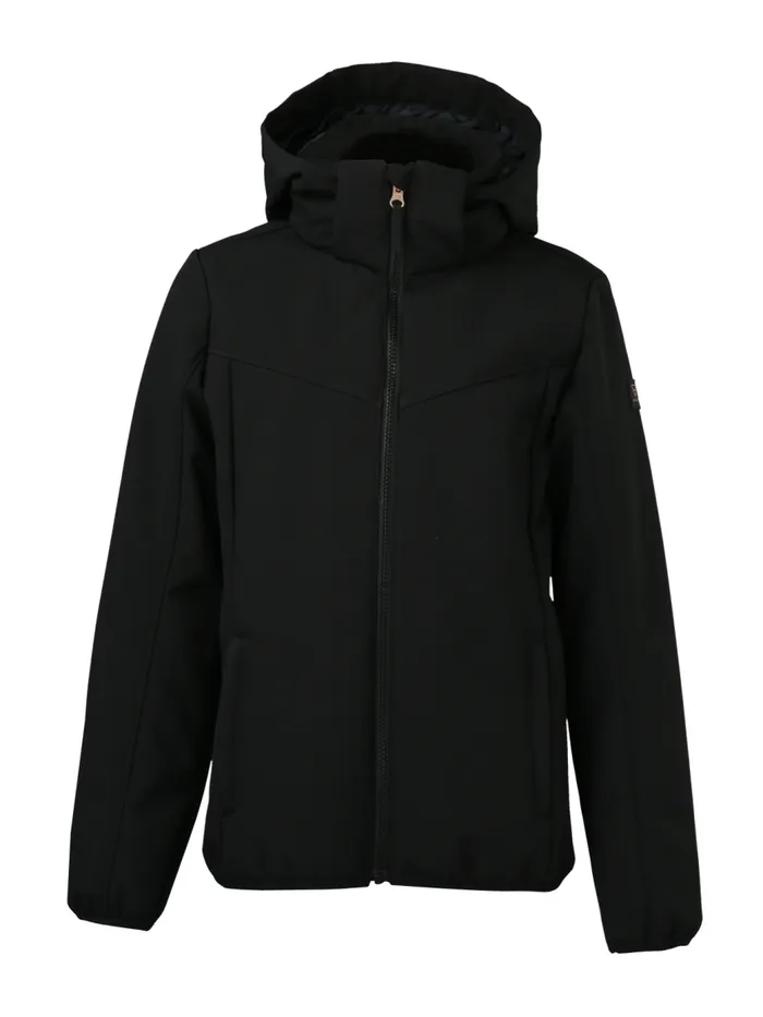 Brunotti Snow Jackets Kids Apexia Meisjes Softshell Jacket Black