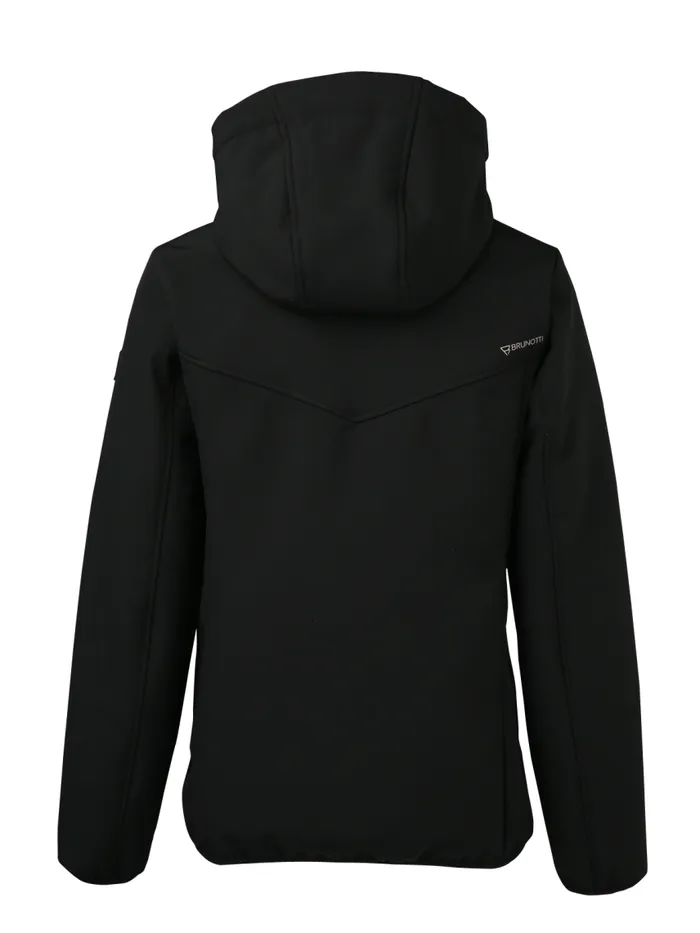 Brunotti Snow Jackets Kids Apexia Meisjes Softshell Jacket Black