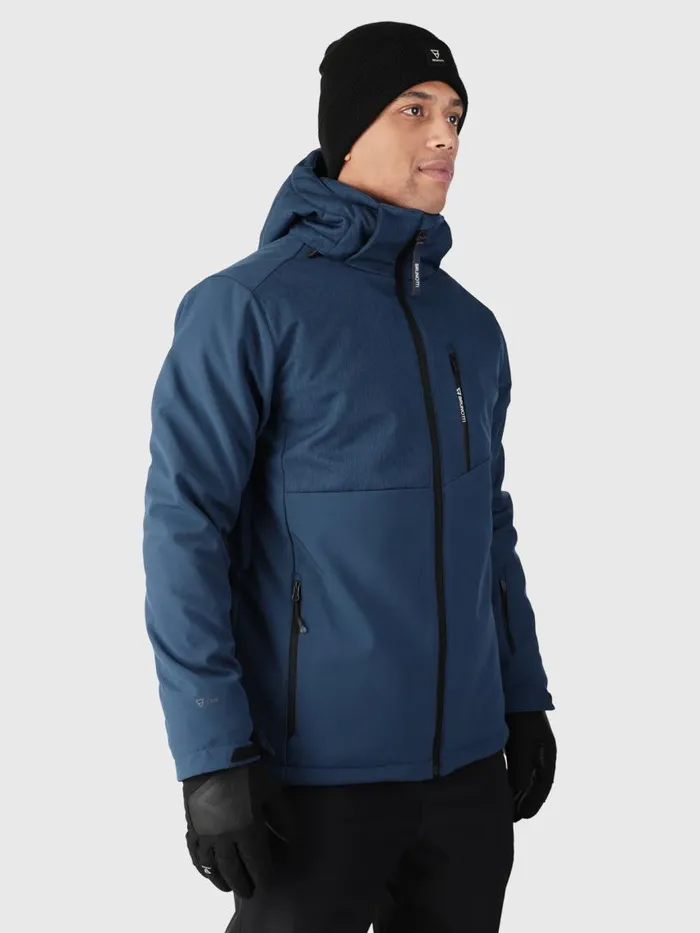 Brunotti Snow Jackets Men TwinstrokeSoftshell Jacket Blue