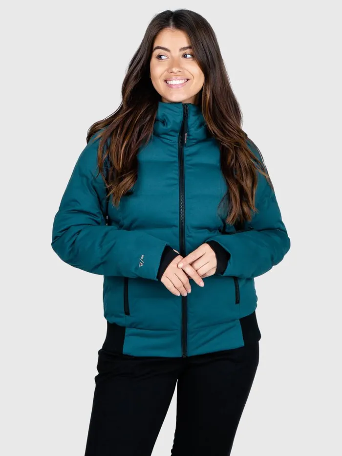 Brunotti Snow Jackets Women Firecrown Puffer Snow Jacket Green