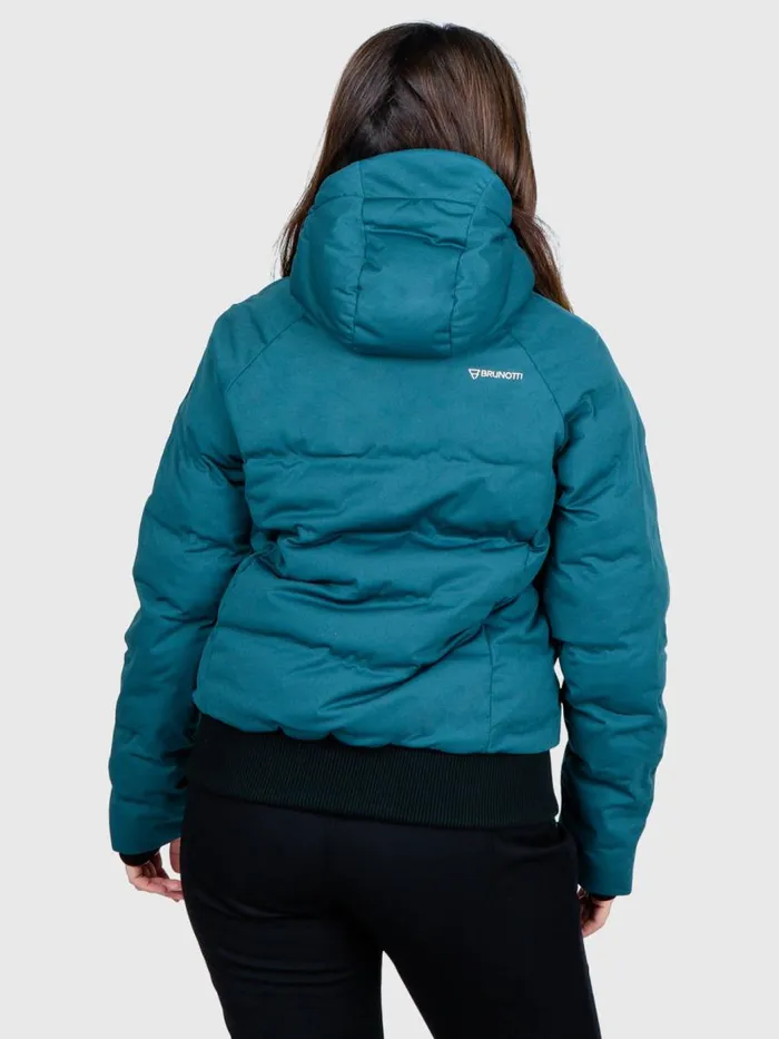 Brunotti Snow Jackets Women Firecrown Puffer Snow Jacket Green