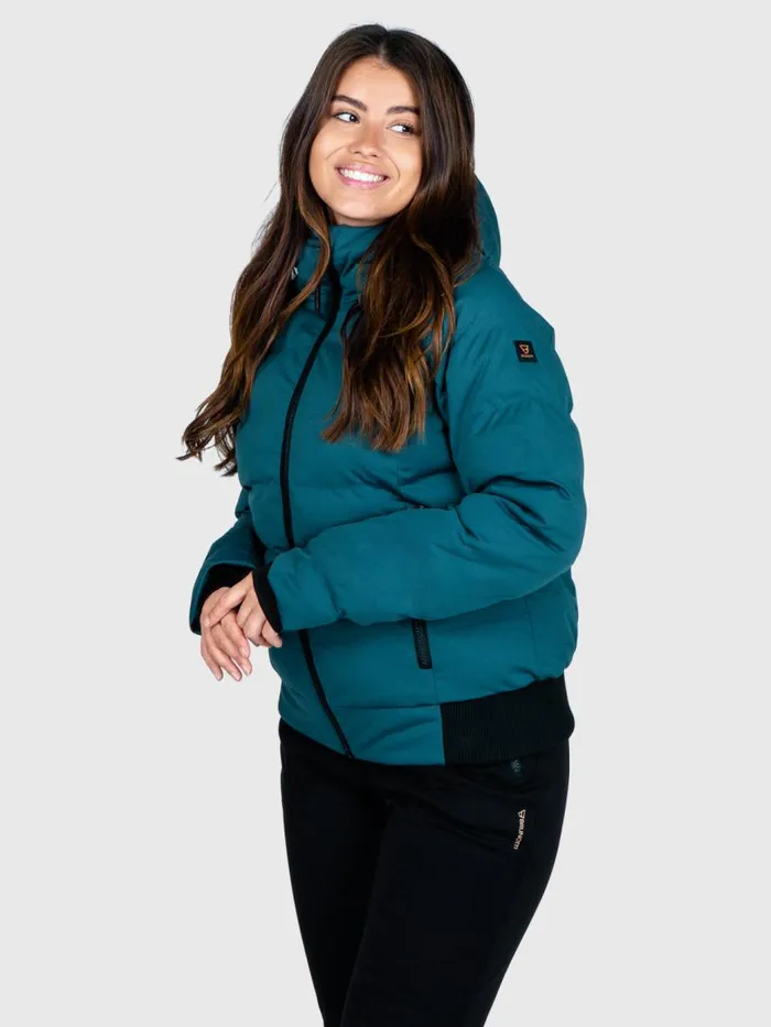 Brunotti Snow Jackets Women Firecrown Puffer Snow Jacket Green