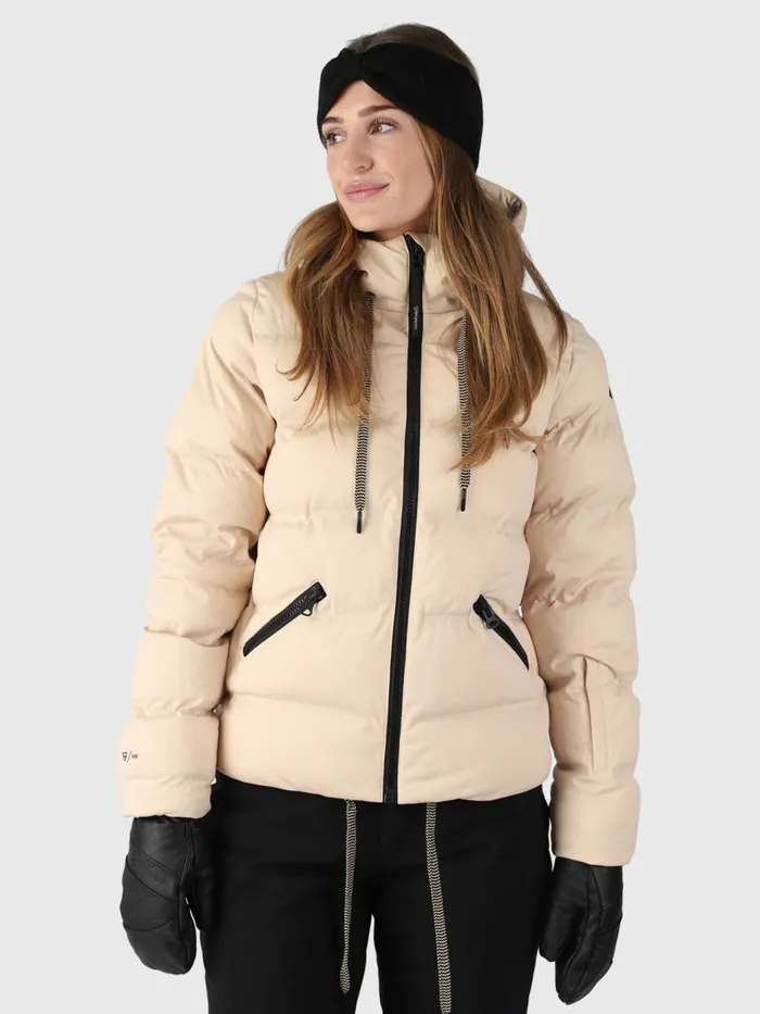 Brunotti Snow Jackets Women Irai Puffer Snow Jacket White