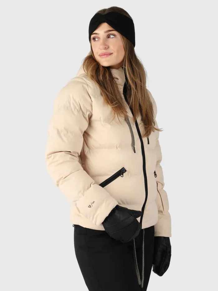 Brunotti Snow Jackets Women Irai Puffer Snow Jacket White