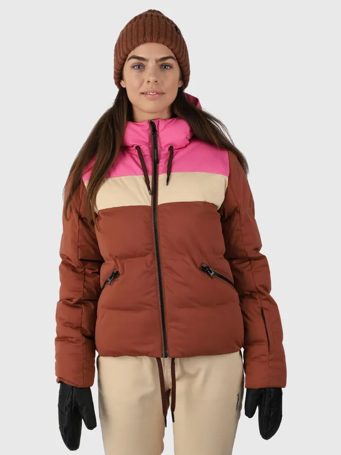 Brunotti Snow Jackets Women Niagona Puffer Snow Jacket Brown