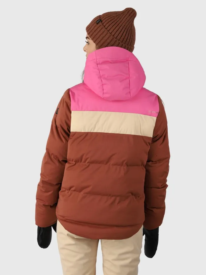 Brunotti Snow Jackets Women Niagona Puffer Snow Jacket Brown