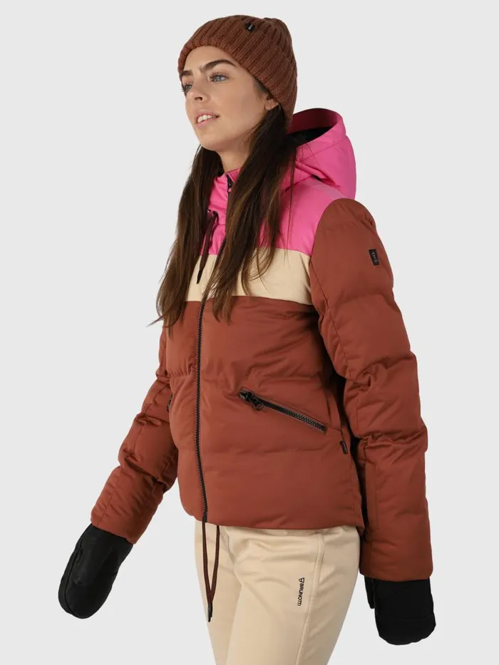 Brunotti Snow Jackets Women Niagona Puffer Snow Jacket Brown