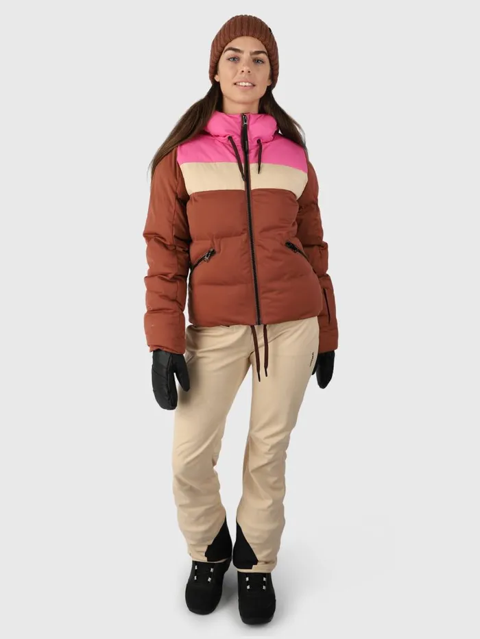 Brunotti Snow Jackets Women Niagona Puffer Snow Jacket Brown