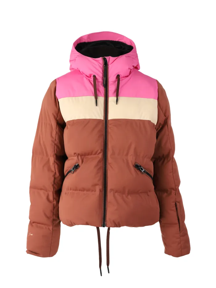 Brunotti Snow Jackets Women Niagona Puffer Snow Jacket Brown