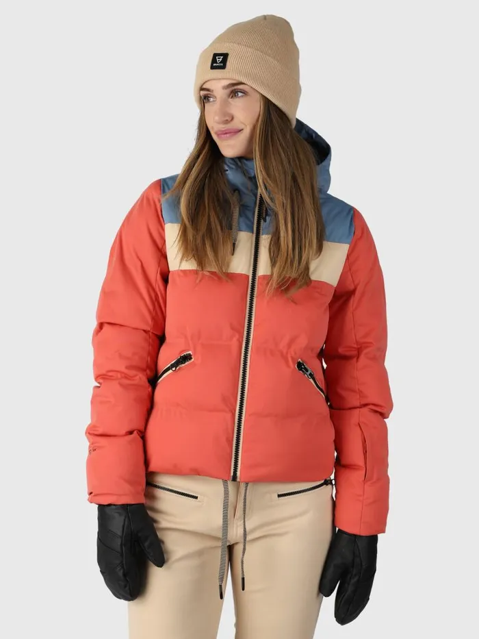Brunotti Snow Jackets Women Niagona Puffer Snow Jacket Red