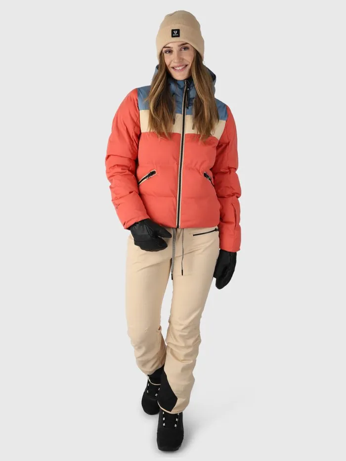 Brunotti Snow Jackets Women Niagona Puffer Snow Jacket Red