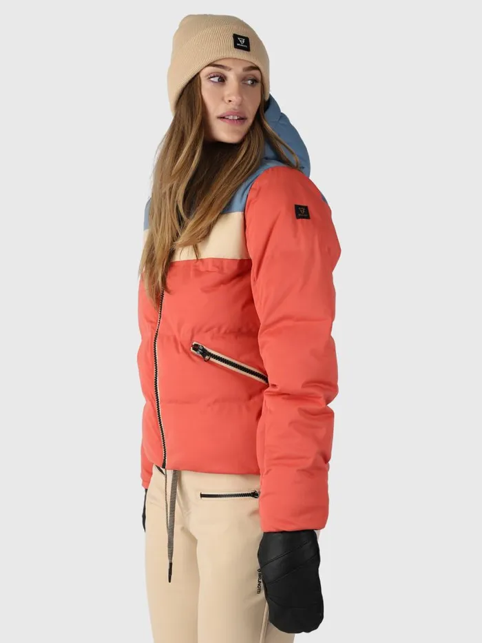 Brunotti Snow Jackets Women Niagona Puffer Snow Jacket Red