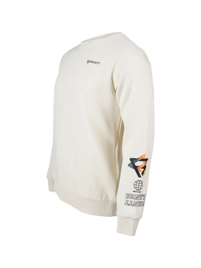 Brunotti Sweaters and Hoodies Men MurrayRSweater WhiteBeige
