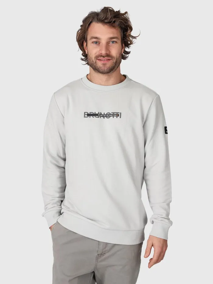 Brunotti Sweaters and Hoodies Men RotcherSweater Stone Grey