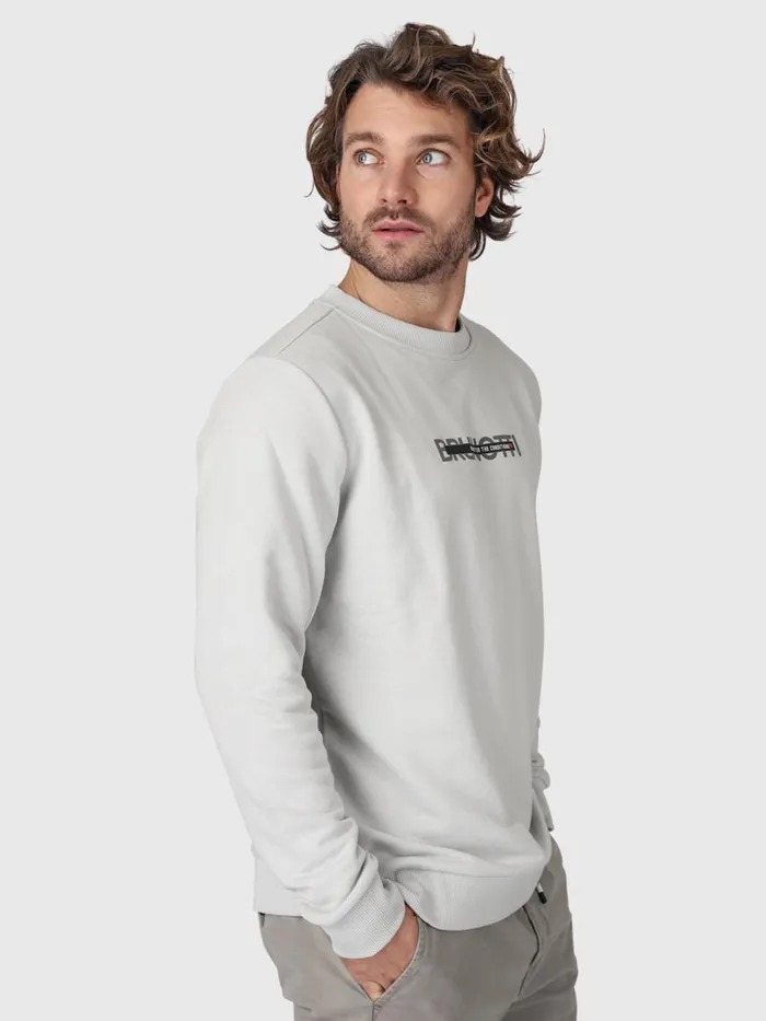 Brunotti Sweaters and Hoodies Men RotcherSweater Stone Grey