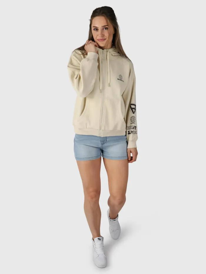 Brunotti Sweaters and Hoodies Women EloiseR Sweater WhiteBeige