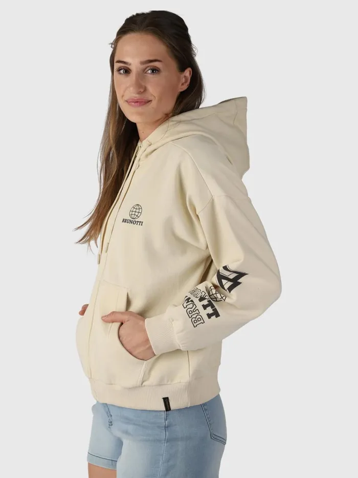 Brunotti Sweaters and Hoodies Women EloiseR Sweater WhiteBeige