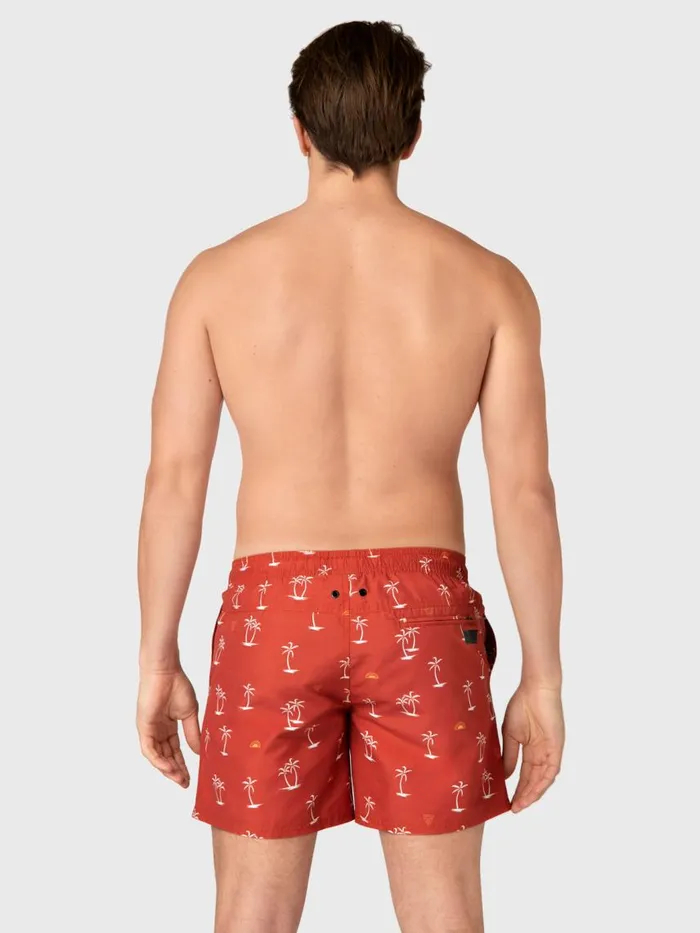 Brunotti Swim Shorts Men CrunECOMiniNSwim Shorts Red Brown
