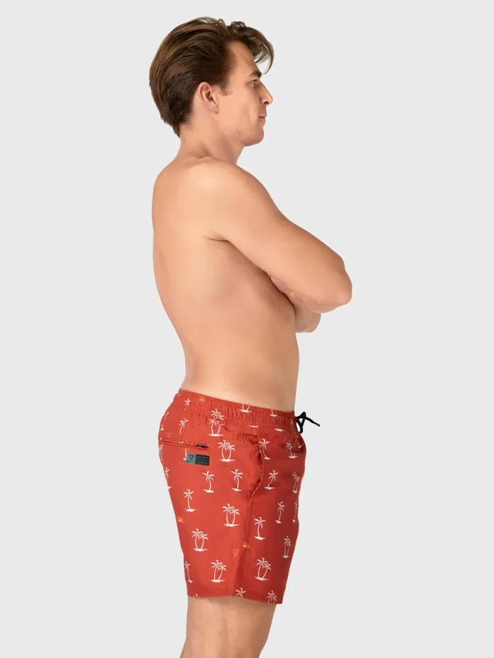 Brunotti Swim Shorts Men CrunECOMiniNSwim Shorts Red Brown