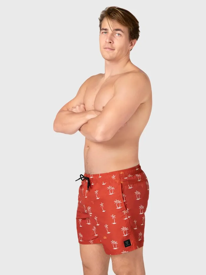 Brunotti Swim Shorts Men CrunECOMiniNSwim Shorts Red Brown