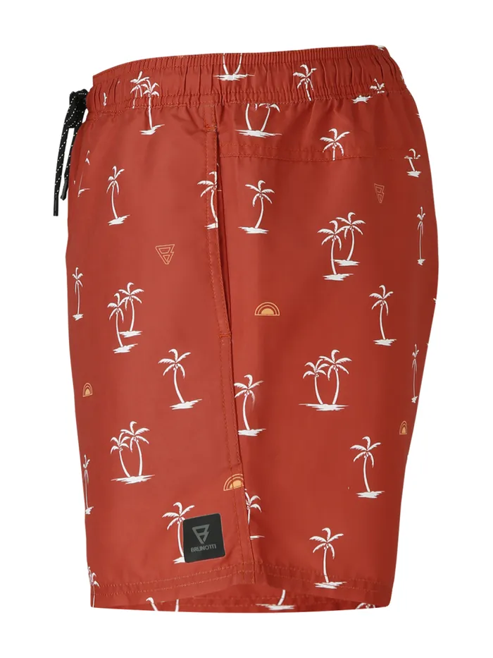 Brunotti Swim Shorts Men CrunECOMiniNSwim Shorts Red Brown