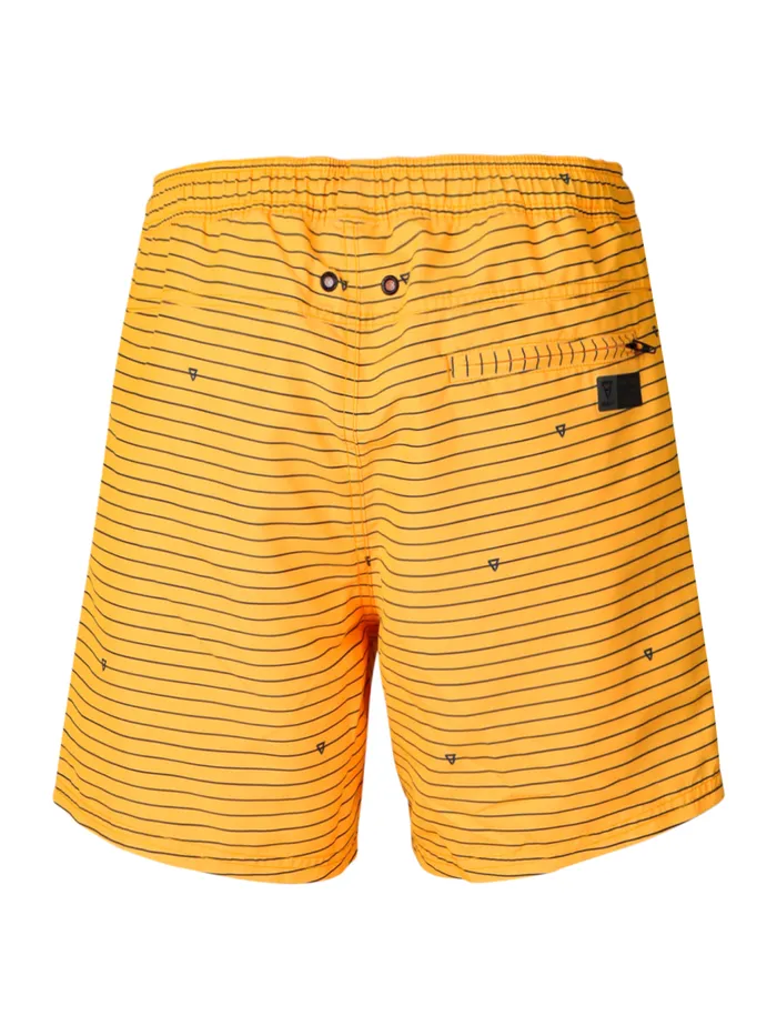 Brunotti Swim Shorts Men CrunECOStripeSwim Shorts Orange