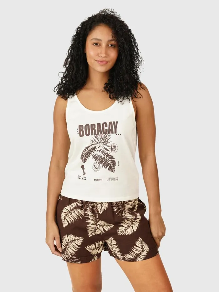 Brunotti TShirts and Tops Women Bocana Top OffWhite