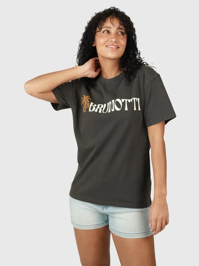 Brunotti TShirts and Tops Women Mellow Oversized Tshirt Black